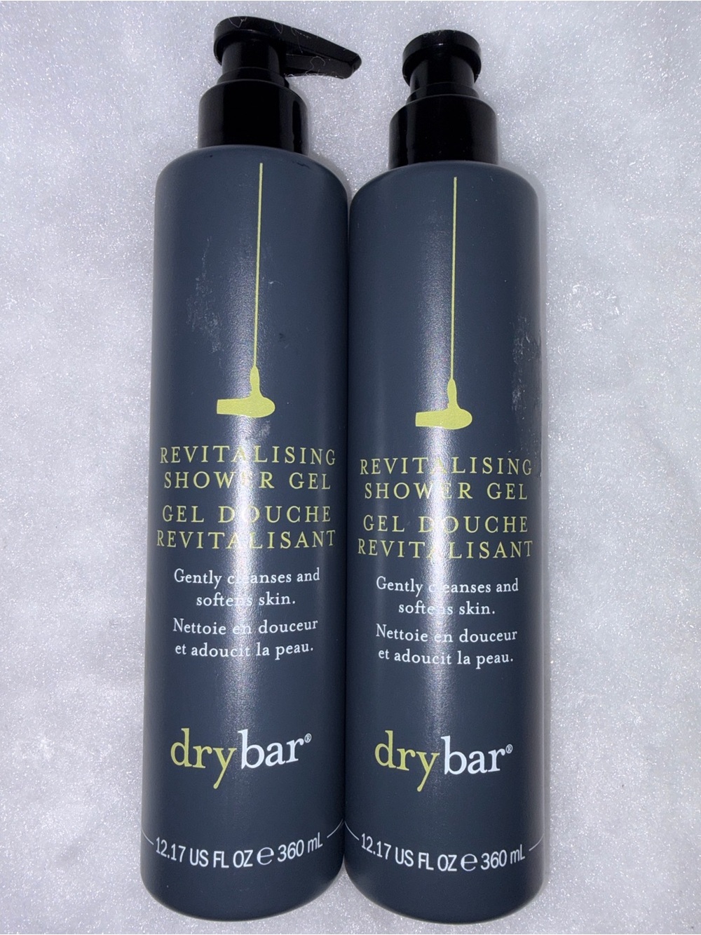 Set of 2 Drybar for Aloft/Marriot Revitalizing Shower Gels w/Pump 12.17oz Each